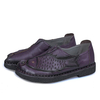 Socofy Fish Pattern Leather Flat Soft Casual Shoes For Women