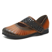 SOCOFY Retro Soft Flat Shoes