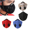 Soft Anti-Dust Motorcycle Bicycle Cycling Activated Carbon Filter Half Face Mask