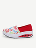 Soft Mixed Colors Comfortable Canvas Casual Platform Shake Shoes