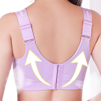 Soft Wireless Seamless Mesh Adjustable Bamboo Charcoal Bras