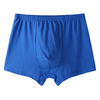 Solid Color Loose Pure Cotton Big Soft Breathable Boxer Briefs for Men