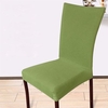Solid Color Polyurethane Stretch Elastic Chair Seat Cover Party Dining Room Wedding Decor