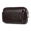 Solid Genuine Leather Waist Bag Crossbody Bag Big Capacity Phone Bag For Men