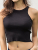 Solid Sexy Hollow Out Sleeveless Women Tank Tops