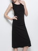 Solid Sexy Sleeveless Backless Short Sleeve Women Dresses