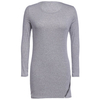 Solid Zipper Stretch Basic Long Sleeve Women T-Shirt