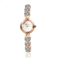 SOXY Sweet Watch Alloy Rose Gold Rhinestone Women Watch