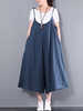 Spaghetti Strap Pocket Haren Style Wide Leg Jumpsuits