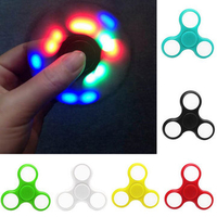 Sparkle LED Hand Spinner Flash Finger Spinner EDC Relieve Stress Fidget Desk Toy