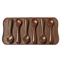 Spoon Shape Cake Mold Silicone Chocolate Decorating Baking Mould