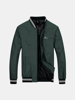 Sport Casual Embroidery Wind-Resistant Waterproof Baseball Stand Collar Bomber Jacket For Men