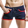 Sport Casual Solid Color Drawstring Pockets Pure Cotton Sleepwear for Men