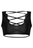 Sport Cross Strap Backless O-neck Sleeveless Women Crop Top