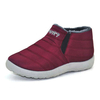 Sport Fur Lined Warm Flat Soft Ankle Boots For Women