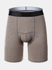 Sport Running Compression Underwear Gentle Pure Cotton Breathable U Convex Boxers for Men