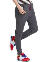 Sport Women Thick Warm Stretch Drawstring Harem Pants