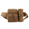 Sports Outdoor Nylon Waist Bag Multi Functional Water Bottle Travel Bag For Men