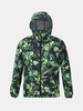 Spring 3D Printing Water Resistant Windproof Outdoor Sport Hooded Jackets for Men