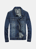 Spring Autumn Fashion Casual Denim Imitation Double Chest Pockets Decoration Jackets for Men