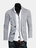 Spring Fall Korean Style Fashion Casual Slim Fit Blazers Solid Color Long Sleeve Suit for Men