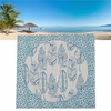 Square Beach Towel Shawl Scarf Wall Hanging Throw Towel Beach Yoga Mat Decor