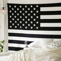 Square Flag Printing Tapestry Bed Sheet Beach Yoga Towel Tablecloth
