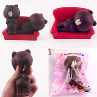 Squishy Brown Bear Jumbo 11cm Slow Rising With Packaging Collection Decor Gift Toy