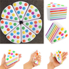 Squishy Cake Colorful Squeeze Slow Rising