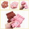 Squishy Chocolate Bar Slow Rising 13cm Jumbo Cute Kawaii Collection Decor Gift Toy