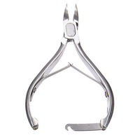 Stainless Steel Nail Art Cuticle Cutter Clipper Nippers Toenail Scissor