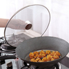 Stainless Steel Pan Cover Lid Splatter Screen with Folding Handle Kitchen Cooking Tools Cookware