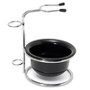 Stainless Steel Razor Shaving Bowl Stand Stander Brush Holder
