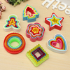 Star Frill Flower Christmas Tree Heart Shape Cookie Cutter Cake Baking Mold