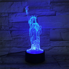 Statue of Liberty 3D LED Lights Colorful Touch Control Night Light Home Decor