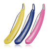 Steel Folding Shaving Hair Shaver Barber Razor With Blade Clips