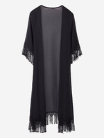 Street Tassel Chiffon Loose Women Cardigan