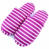 Stripe Color Match Flat Indoor Home Casual Spring Slippers For Women