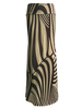 Striped Printed High Waist Loose Hem Women Skirts