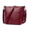 Stylish Bucket Bag PU Leather Crossbody Bag Shoulder Bags For Women