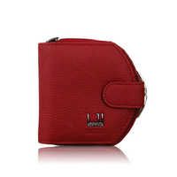 Stylish Portable Cowhide Short Tern Wallet