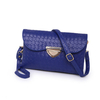 Stylish Weave Pure Color PU Leather Crossbody Bag Shoulder Bags Clutch Bag Phone Bag