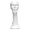 Styrofoam Long Neck Female Mannequin Head Model Glasses Hair Wig Hat Stand Display