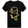 Summer Plus Size New Mens Casual Cartoon Printing Short Sleeve Catton T-shirt