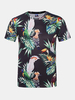 Summer Casual Tee Top 3D Natural Scenery Round Neck Short sleeve T-shirt for Men