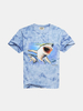 Summer Casual Tee Top 3D Sharks Printed Round Neck Short sleeve T-shirt for Men