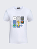 Summer Fashion Cartoon Printing Top Tees Plus Size Casual Short Sleeve T-shirt For Men