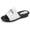 Summer Letter Slip On Flat Leather Beach Outdoor Slippers