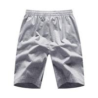 Summer Men Knee-length Plus Size Wicking Sports Cotton Breathable Loose Running Basketball Short