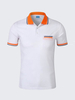 Summer Mens Contrast Color Turndown Collar Short Sleeved Casual Polo Shirts